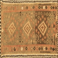 Ahgly Company Indoor Rectangle Southwestern Brown Country Country Rugs, 2 '4'