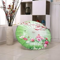 Японски китайски пейзаж боядисан чадър, копринен плат чадъри Слънчев маслен хартиен Ориенталски парасол за сватбени партита, фотография, костюми, косплей, декорация и други събития