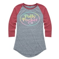 Polly Pocket - Polly Pocket Ombre Logo - Женска графична тениска Raglan