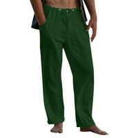 Мъжки панталони Zuwimk Slim Fit, мъжки без желязо разширяваща се талия с обикновена панталон за панталони, 3XL