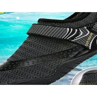 Gomelly Womens Mens Beach Shoe Boase Foot Water Shoes Slip на аква чорапи Леки апартаменти Сърф езда по плуване маратонки Черно 8