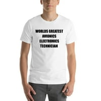 Светове най-големият авионика Електроника техник с къс ръкав тениска от неопределени подаръци