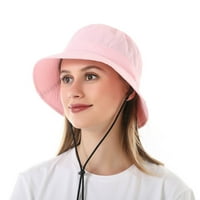 Женска шапка за кофа лято равница рибар шапка модна защита за защита на слънцето, синя