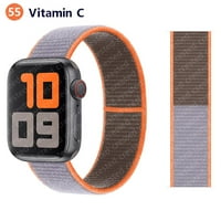 Yuiyuka Sport Loop найлонова каишка, съвместима с Apple Watch Bands Ultra жени, регулируеми велкро сплетени китки за подмяна iwatch Band Series SE 3
