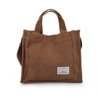 Памучно платно малка чанта ежедневна тотална чанта за кръстосано тяло винтидж чанти за пратеници жени цип велпар рамо чанта