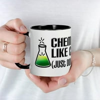 Cafepress - Чаша за готвене на химия - чаша за керамична чаша от унция - чаша за новост за кафе