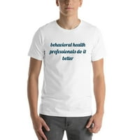 Професионалистите по поведенчески здравни го правят по-добре памучен тениска с къси ръкав от неопределени подаръци