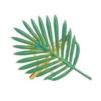 Зелени палмови листа салфетки пръстени салфетка сватбени подаръци лятно парти декор за вечеря стол столове за летен пръстен