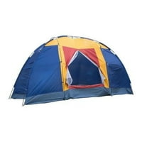 Artlia Outdoor Person Camping Tant Easy Set Up Party Голяма палатка за пътуване на туризъм с преносима чанта, синьо