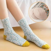 Есента зима сладки чорапи жени японски хараджуку флорален не чорап памук x0o4