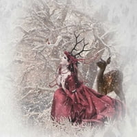 Коледна фея за печат на плакат от Бабет