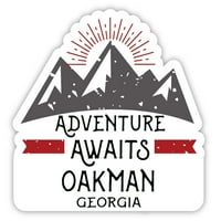 Oakman Georgia Souvenir Vinyl Decal Sticker Adventure очаква дизайн