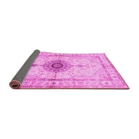 Ahgly Company вътрешен правоъгълник медальон розови традиционни килими, 8 '10'