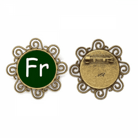 Опростена валута на Франция Frf Flower Brooch Pins Jewelry for Girls