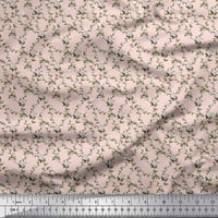 Soimoi памучна фланелка плат листа и магнолия нощно облекло за печат шиене на тъкани двор