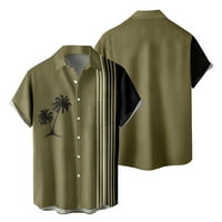 Adviicd Мъжки редовно прилепнала фланелна риза с дълъг ръкав черни ризи за мъже
