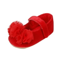 Бебешки момичета цветя за цвете дете сандали единични обувки принцесни обувки обувки 7c момчета обувки момчета ежедневни обувки размер 4