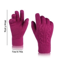 До 65% отстъпка от неплъзгащи се сензорни ръкавици жени жени зимни плетени топли ръкавици жени при клирънс
