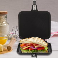 Двустранният сандвич с сандвич производител на сандвич тиган с пържене за кухня за кухня за кухня