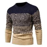 Penkiiy Мъжки мода есен зимен пуловер свободен голям размер смесен цветен пуловер пуловер модна качулка риза полиестер в продажба