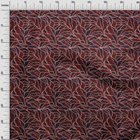 Oneoone памучна фланелка червена тъкан резюмета шивашка тъкан от двора отпечатани DIY дрехи Шиещи консумативи Широко
