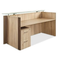 Напред мебели Allure 80 38 Приемно бюро - търговска степен - петна, драскотина, устойчив на топлина горен