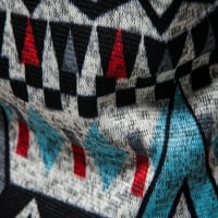 Одеерби пуловер за костенурка за мъже тънък приготен етнически стил наполовина цип ежедневен пуловер с пуловер с якичка