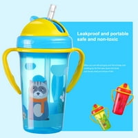 Kaesi Kids Bottle Двойна дръжка с голям капацитет BPA без бебешка бутилка с вода за деца за малко дете