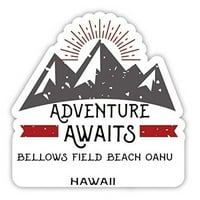 Bellows Field Beach Oahu Hawaii Souvenir Vinyl Decal Sticker Adventure очаква дизайн