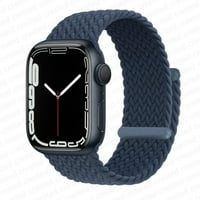 Yepband сплетен солов контур, съвместим с Apple Watch Bands Жени мъже, найлонови ленти еластични китки за подмяна IWATCH SER