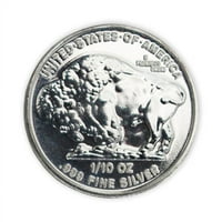 Count Oz Buffalo Silver Round ,. Чист