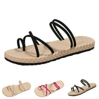 Akiihool джапанки за жени меки леки сандали за жени антиплъзгащи ежедневни чехли плаж плоски слайдове обувки