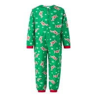Семейно съвпадение на коледни пижами onesies лосове мравка с качулка ромпер едно сънливо облекло Коледно комбинезон