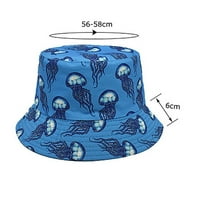 Twifer Women's Fashion Printed Fisherman Hat Outdoor Sunshade Sun Hat