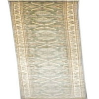 Wahi килими ръка плени Oushak chobie антично измиване 2'6 x21'0 -w1190